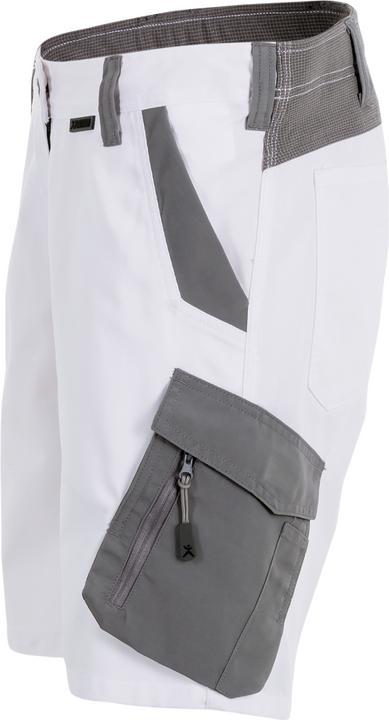 Planam Herren Shorts weiss/zink XL XXL (L, XL)