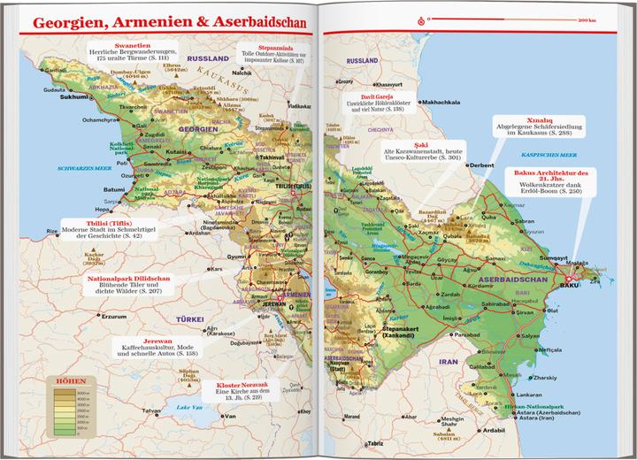 Produktbild Reiseführer Georgien, Armenien & Aserbaidschan (Deutsch, Jenny Smith, Joel Balsam, Tom Masters, 2023)