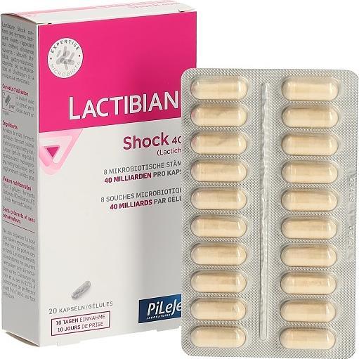 Immagine prodotto Lactibiane Shock 40M (20 Pezzo/i, Pillole, 9 g)