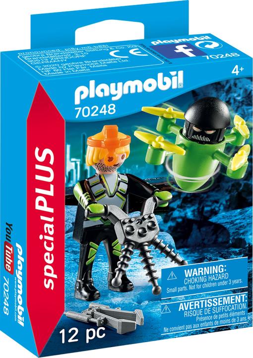 Playmobil Agent mit Drohne (70248, Playmobil Special Plus)