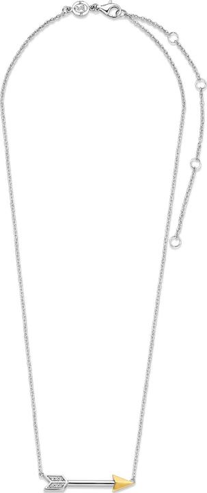 Image du produit Ti Sento Milano Collier Flèche avec zirconium plaqué or bicolore 3951ZY/42 (Argent 925, 48 cm)
