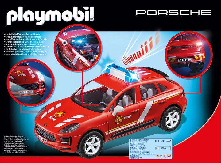 Produktbild Playmobil Porsche Macan S Feuerwehr (70277, Playmobil Porsche)