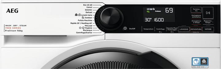 Actual product image AEG LWR7D966OB washer-dryer Free installation Front loading White D
