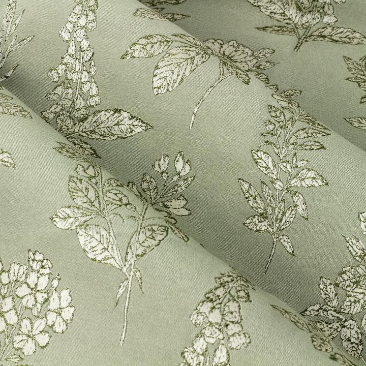 Produktbild Wylder Ösenvorhänge Nature Sophia Jacquard Floral (229 x 137 cm)