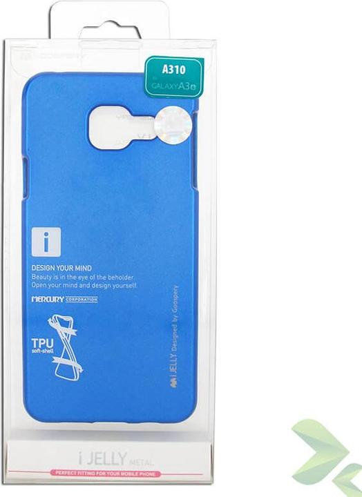 Image du produit I-Jelly - Hülle für Samsung Galaxy A3 (2016) (blau) (Samsung Galaxy A3 (2016))
