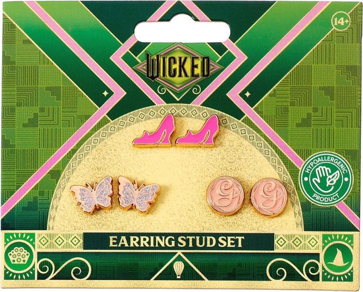 Immagine prodotto Wicked Glinda Orecchini a Bottone Set (100% materiale sintetico)