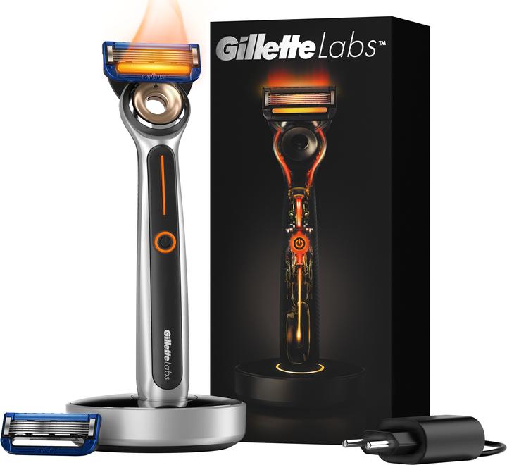 Actual product image Gillette Heated Razor shaver for men starter kit from GilletteLabs