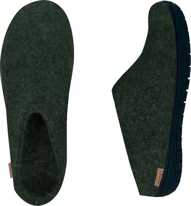 Immagine prodotto Glerups Pantofole nere con suola in gomma naturale (48)