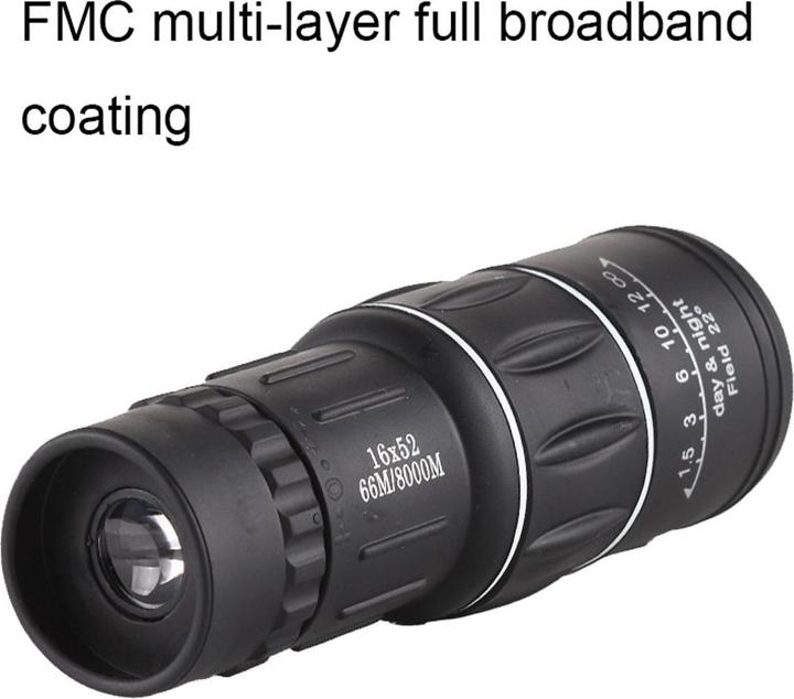 Produktbild König Design Monokular Starscope Teleskop 16 X 52 HD Monokular Nachtsicht Mit Handy-Stativ