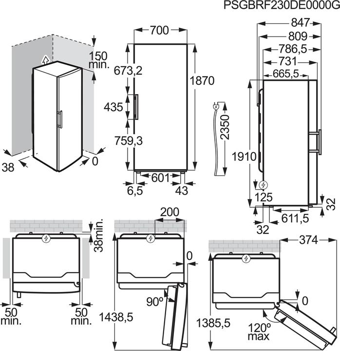 Image du produit Electrolux SG405N (Autonome, 406 l)