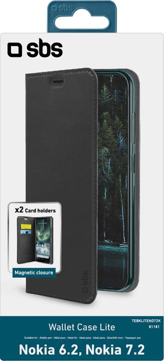 Image du produit SBS Étui pour livre Wallet Lite (Nokia 7.2, Nokia 6.2)