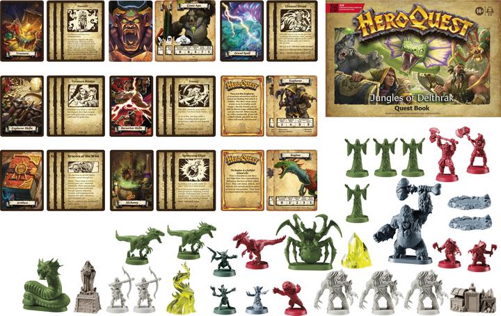 Produktbild Hasbro HeroQuest Brettspiel-Erweiterung Jungles of Delthrak Abenteuerpack *Englische Version* (Englisch)