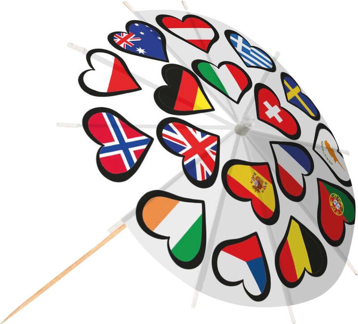 Immagine prodotto Feldner + Partner Ombrellini carta Flags (20 x)