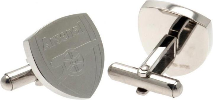 Image du produit Arsenal FC Boutons de manchette en acier inoxydable avec armoiries (100% acier)
