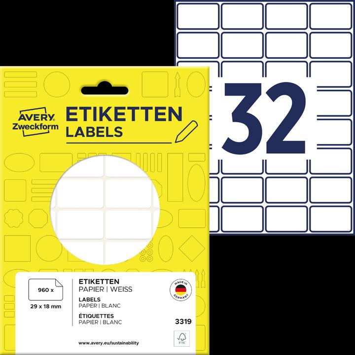 Produktbild Avery Vielzweck-Etiketten