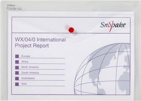 Produktbild Snopake Dokumentenmappe 12841X PP Transparent 5 Stück (A4, 5 x)