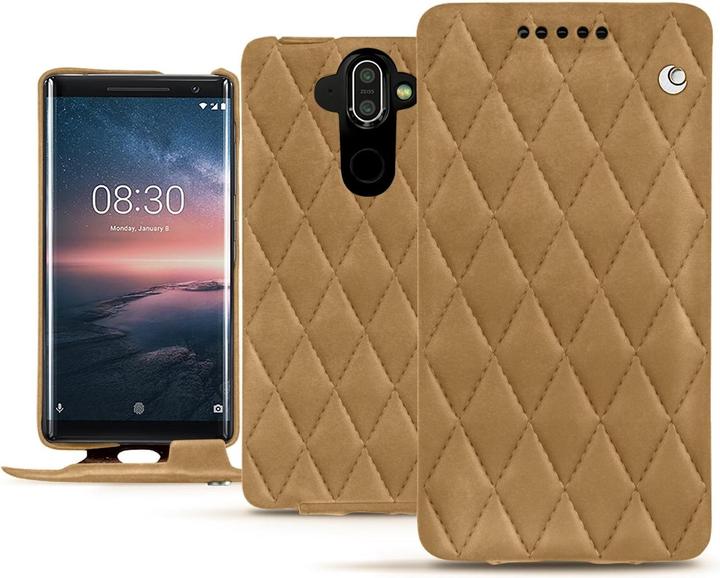 Productafbeelding Noreve Lederen omslag verticaal (Nokia 8 Sirocco)