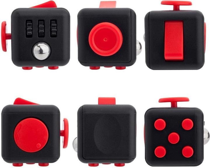 Produktbild PhoneLook Fidget Cube Anti-Stress Spielzeug Würfel mit 6 Funktionen zum Stressabbau