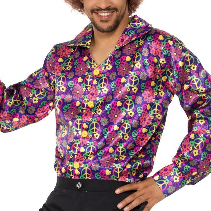 Actual product image Smiffys Mens 60s Psychedelic Shirt (M)