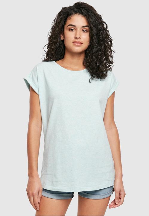 Actual product image Urban Classics Ladies Color Melange Extended Shoulder Tee (4XL)