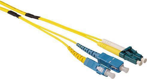 Immagine prodotto 20 metri di cavo a fibra ottica monomodale 9/125 OS2 duplex rinforzato con connettori LC e SC (CAT7, 20 m)
