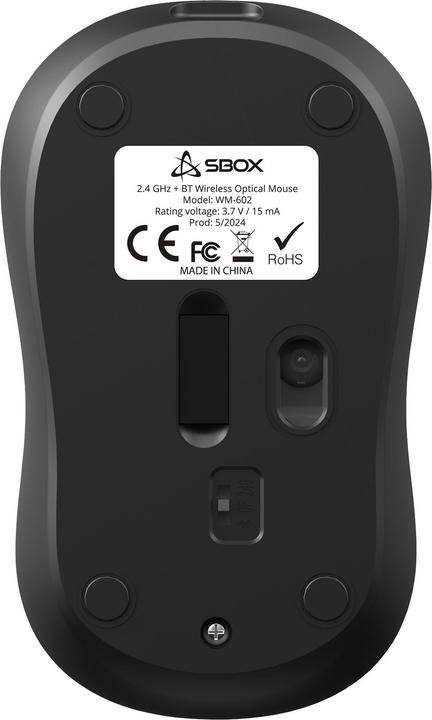 Produktbild Sbox WM-602 Schwarz Drahtlos (Kabellos)
