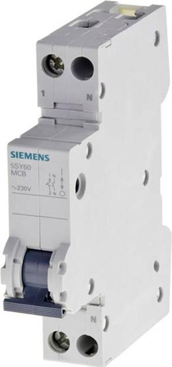 Immagine prodotto Siemens MCB 1+N Polo Tipo B 6kA 16A 230V