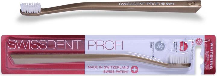 Swissdent Whitening Zahnbürste gold (Weich, 1 x)
