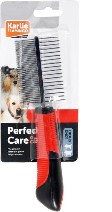 Image du produit Karlie Peigne de soins avec poignée, double (Chien)