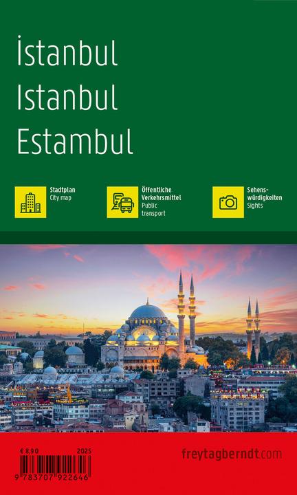 Produktbild Istanbul, Stadtplan 1:10.000, freytag & berndt