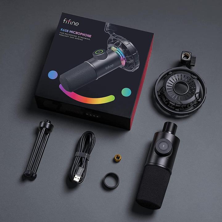 Actual product image Fifine K658 RGB