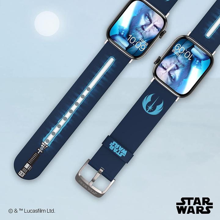 Image du produit Moby Fox Bracelet Smartwatch Star Wars Darth Vader Lightsaber 22 mm (22 mm, Acier inoxydable, Silicone)