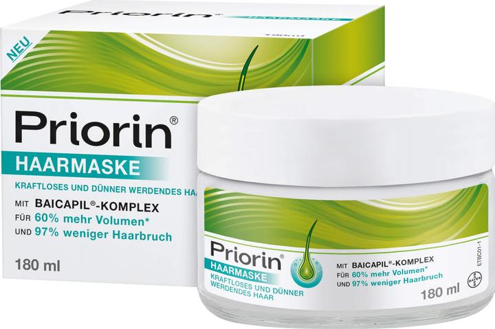 Produktbild Priorin Haarmaske kraftloses und dünner werdendes Haar, 180 ml Masken (180 ml)