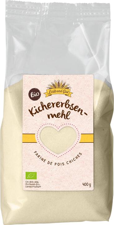 Produktbild Leib und Gut Bio Kichererbsenmehl 400 g (400 g)