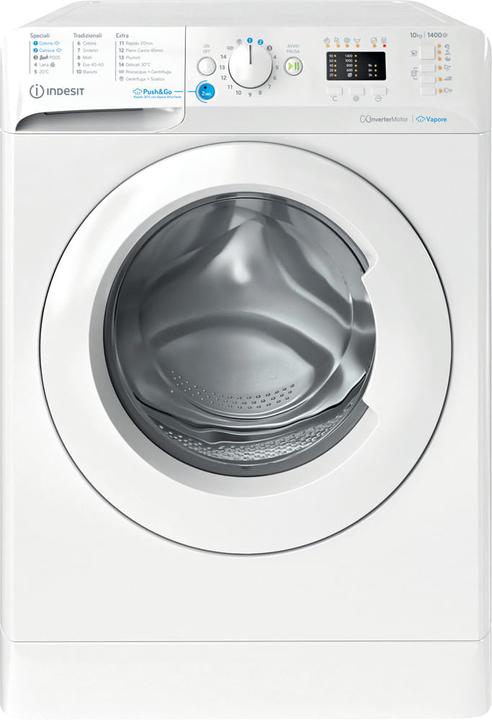 Indesit Freistehende Waschmaschine BWA 101496X WV IT - BWA 101496X WV IT (10 kg, Links)