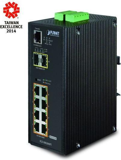 Actual product image Planet 8-Port Ind.SFP Managed Switch (8 Ports)