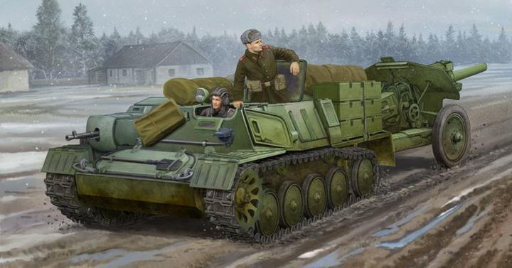 Actual product image Trumpeter Soviet AT-P artillery tractor