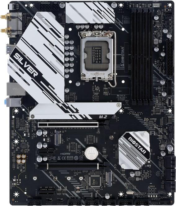 Image du produit Biostar MB Z790A-Silver (Z790,S1700,ATX,DDR5,Intel) (LGA 1700, Intel Z790, ATX)