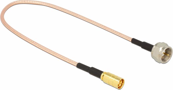 Produktbild Delock Antennenadapter F - SMB Stecker-Stecker, 25cm (Antennenkabel)