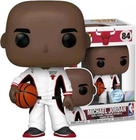 Actual product image Funko NBA Legends POP! Sports Vinyl Figure Michael Jordan (Bulls White Warmup) Exclusive 9 cm