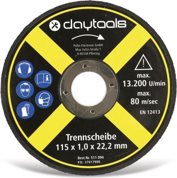 Actual product image Daytools Cut-off wheel set, 115 mm, 5-piece