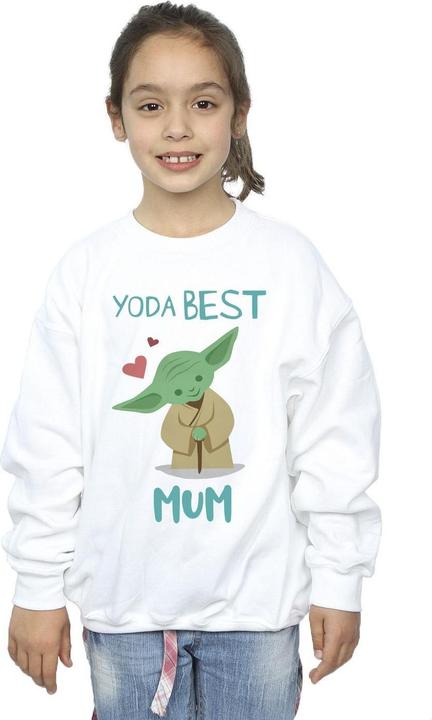Produktbild Star Wars Yoda Best Mum Sweatshirt Mädchen (140, 146)