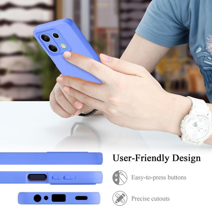 Produktbild Cadorabo Hülle für Redmi Note 13 5G Global TPU im Liquid Schutz Silikon Design (Xiaomi Redmi Note 13 5G)