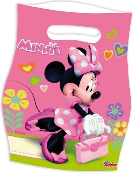 Actual product image Minnie Mouse 6 party bags (Gift bag, 6 x)