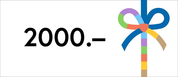 Bon d'achat numérique de CHF 2000.–