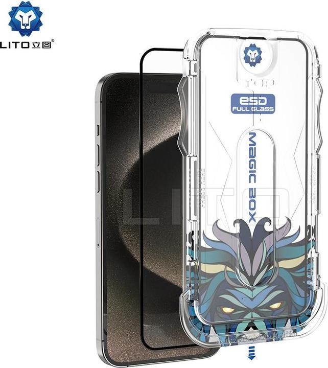 Immagine prodotto Lito Vetro blindato privacy incluso strumento di installazione (1 Pezzo/i, Apple iPhone 15 Pro Max)