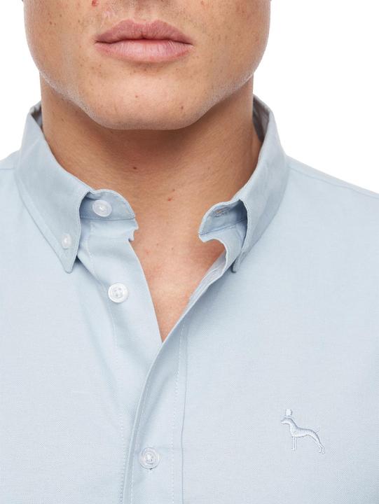 Actual product image Bewley & Ritch Mens Balton Oxford Short-Sleeved Shirt (L)
