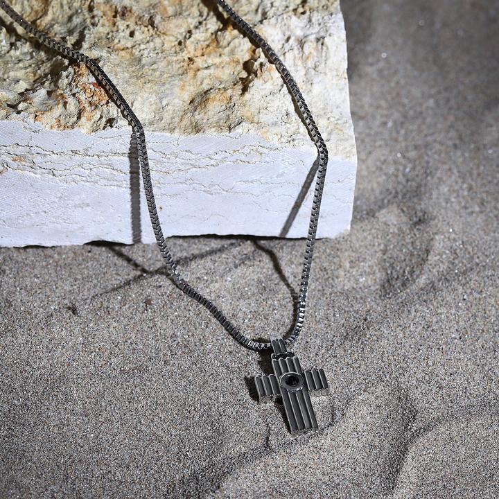 Image du produit Morellato Hommes Ìs steel necklace Cross Urban SABH28 (Acier inoxydable)