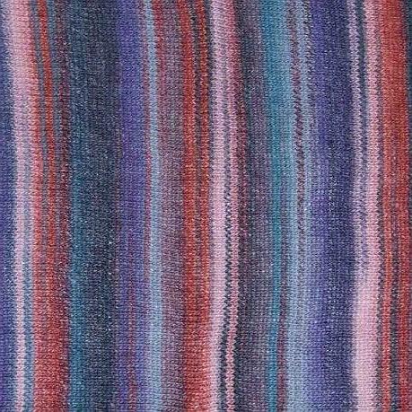 Actual product image Rico Creative Melange DK, petrol-magenta, 50 g, 200 m, 53 % WO, 47 % PAN (195 m)