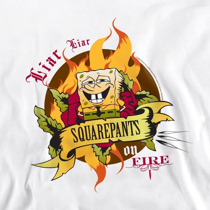 Image du produit Spongebob Squarepants - Sweat LIAR LIAR PANTS ON FIRE - Adulte (XXL)